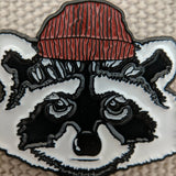 Raccoon in a toque - Enamel Pin - Trash Panda in a beanie