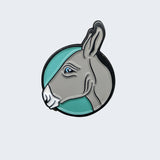 Grey Donkey - Enamel Pin - Donkey Sanctuary of Canada fundraiser
