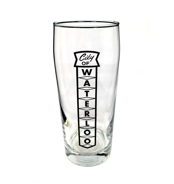 City of Waterloo Sign - 16oz Willi Becher style glass
